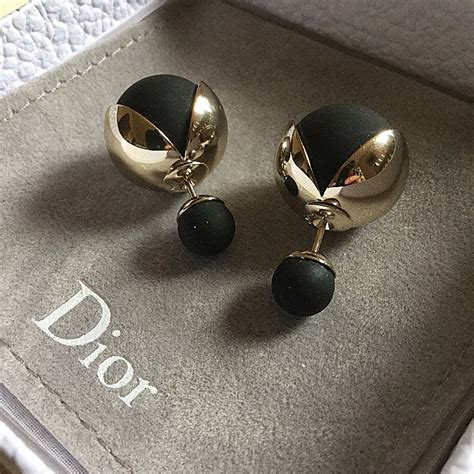 dior cd earrings gold|mise en dior tribal earrings.